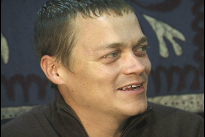 Brad Arnold speaking during the Rocks Vault interview.