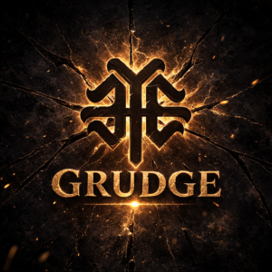 Grudge by 3 Years Hollow — black and gold single cover