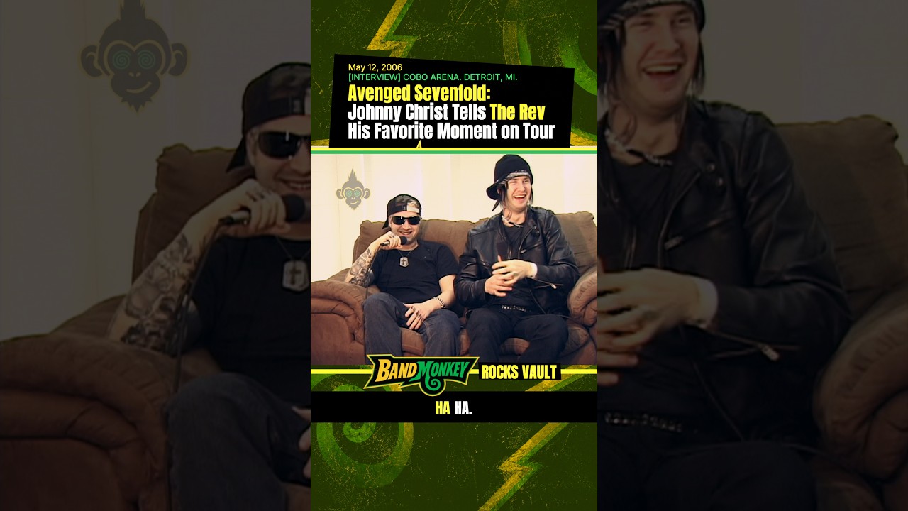 Johnny Christ and The Rev in the 2006 Avenged Sevenfold Rocks Vault interview at Cobo Arena.