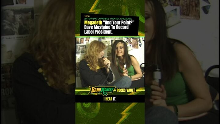 Megadeth “And Your Point?” Dave Mustaine To Record Label President.